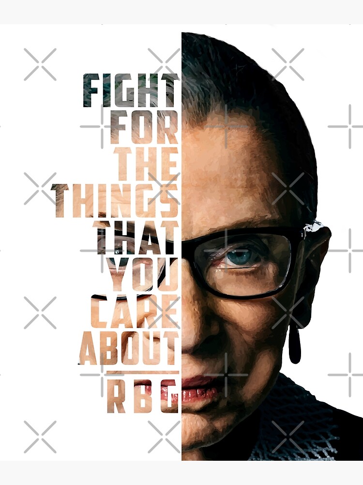 Discover Ruth Bader Ginsburg (RGB) Supreme Court Justice Premium Matte Vertical Poster