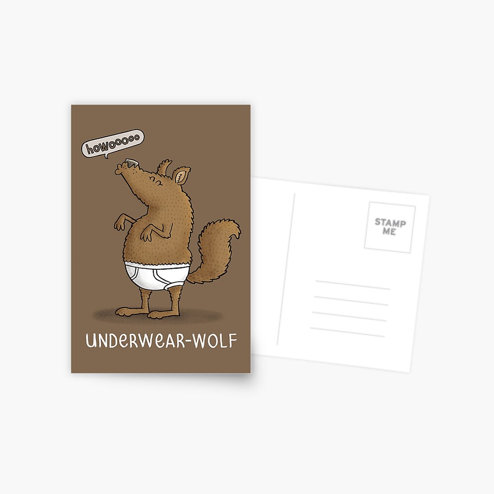 Underwear Wolf Photographic Print for Sale by carlbatterbee