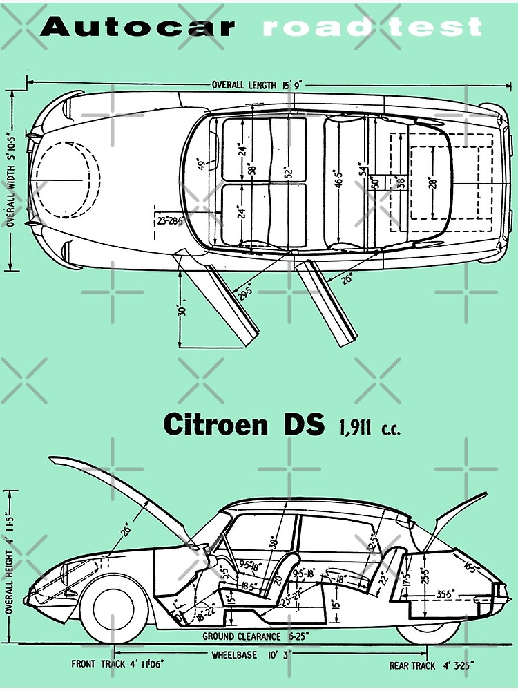 "CITROEN DS" Poster by ThrowbackMotors | Redbubble