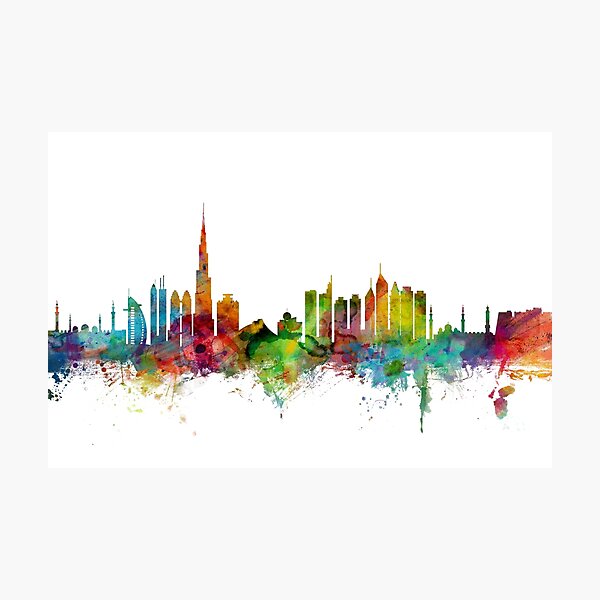 Item preview, Dubai Skyline designed and sold by ArtPrints.
