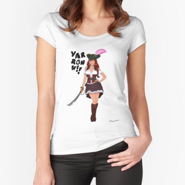 Lusty Pirate Queen Fitted Scoop T-Shirt