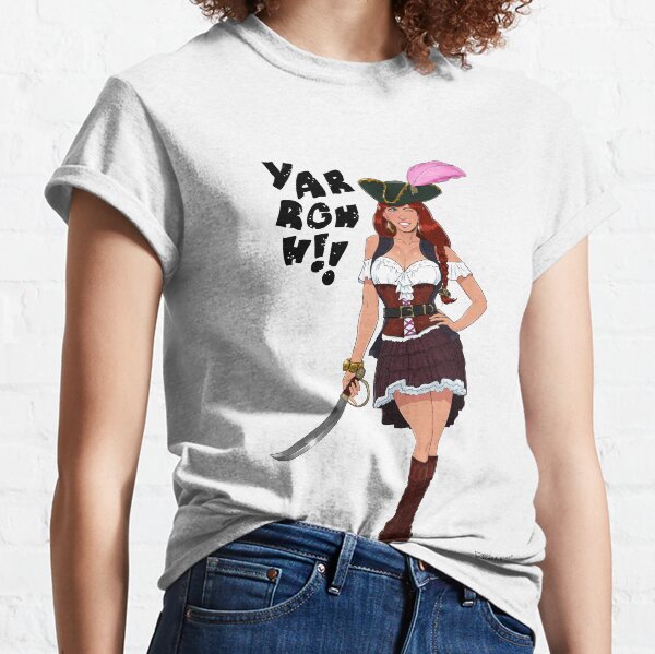 Lusty Pirate Queen Classic T-Shirt