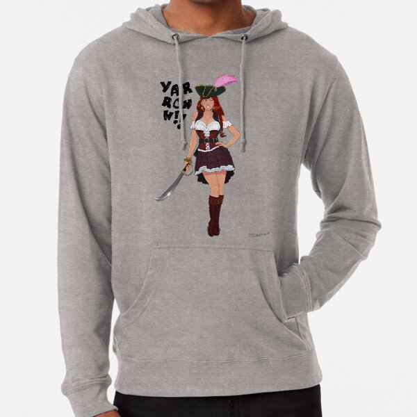 Lusty Pirate Queen Lightweight Hoodie