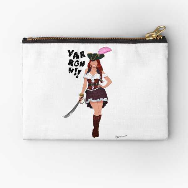 Lusty Pirate Queen Zipper Pouch