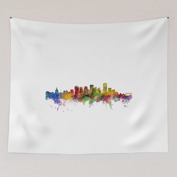 Item preview, Edmonton Canada Skyline designed and sold by ArtPrints.