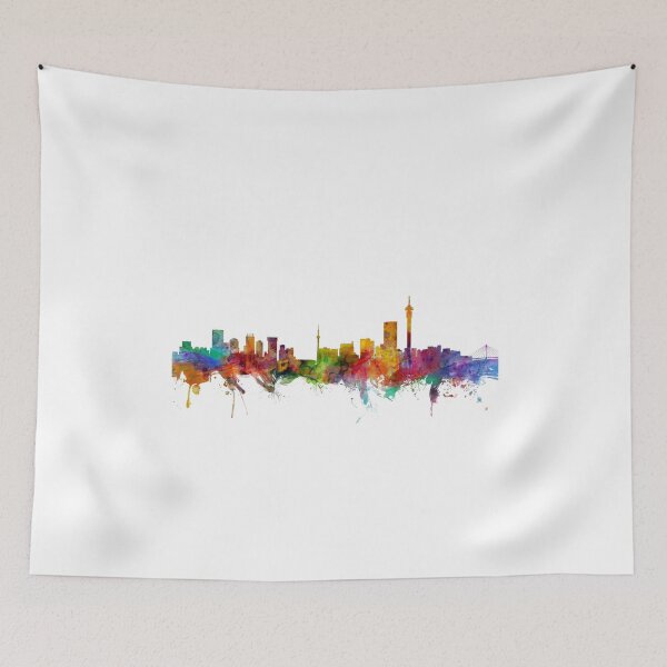 Item preview, Johannesburg South Africa Skyline designed and sold by ArtPrints.