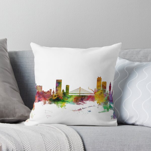 Item preview, Liege Belgium Skyline designed and sold by ArtPrints.