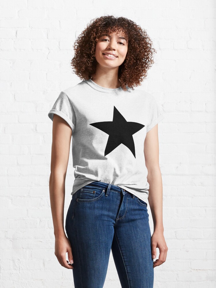 Alternate view of BLACK Star, Dark Star, Black Hole, Stellar, Achievement, Cool. Classic T-Shirt