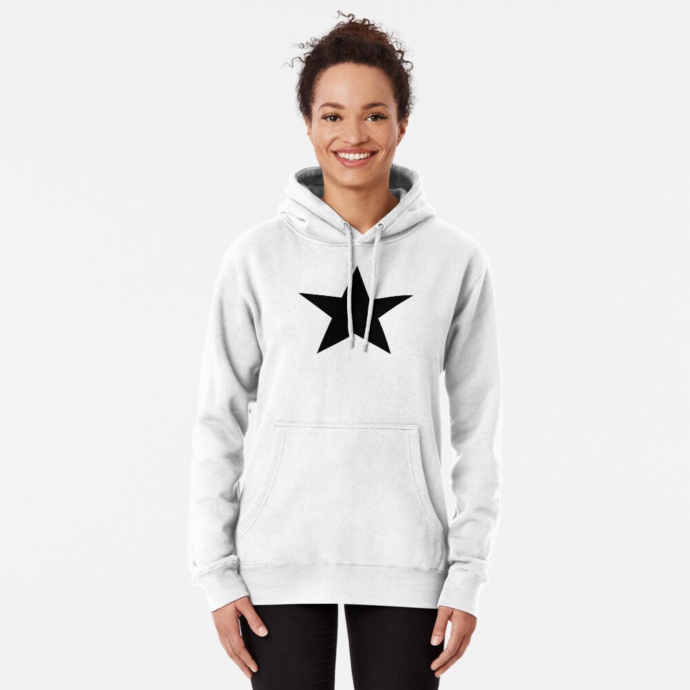 BLACK Star, Dark Star, Black Hole, Stellar, Achievement, Cool. Pullover Hoodie