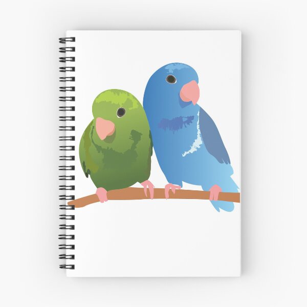 Item preview, Cute kuddling Parrotlets Blue and Green designed and sold by cbrink.
