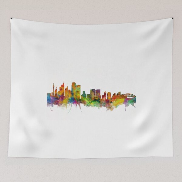 Item preview, Sydney Australia Skyline designed and sold by ArtPrints.