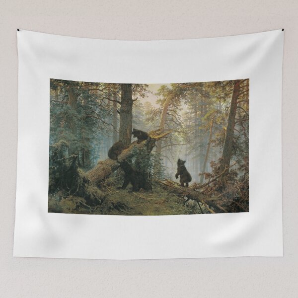Item preview, Morning in a Pine Forest designed and sold by ArtHistorical.