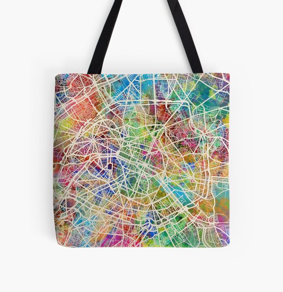 Item preview, Paris France Street Map designed and sold by ArtPrints.