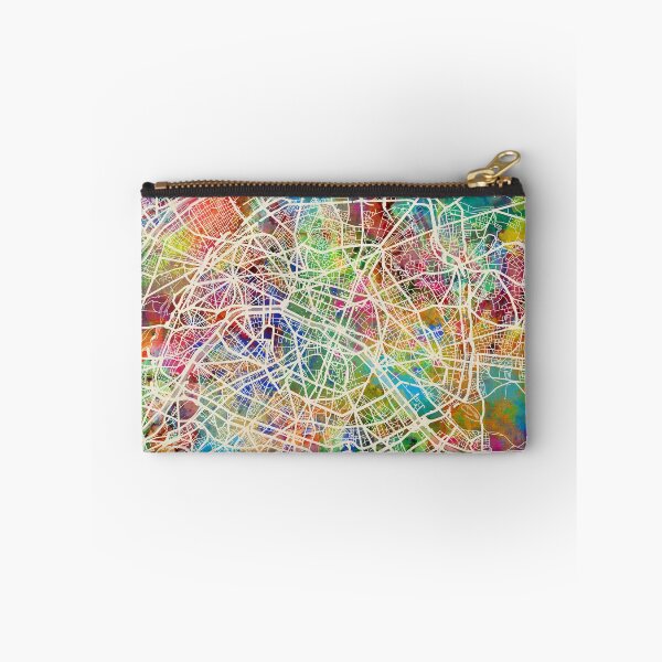 Aperçu de l'œuvre Paris France Street Map créée et vendue par ArtPrints.