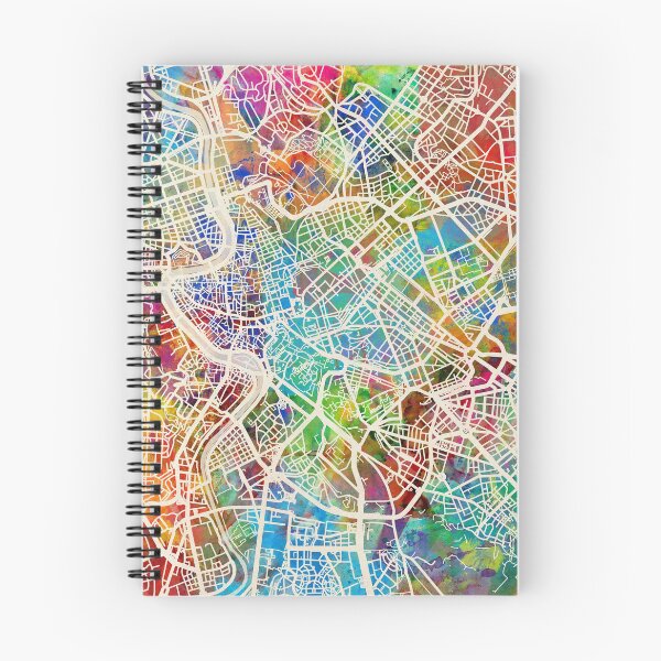 Item preview, Rome Italy Street Map designed and sold by ArtPrints.