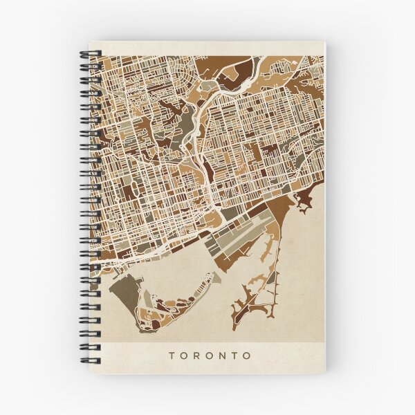 Item preview, Toronto Street Map designed and sold by ArtPrints.