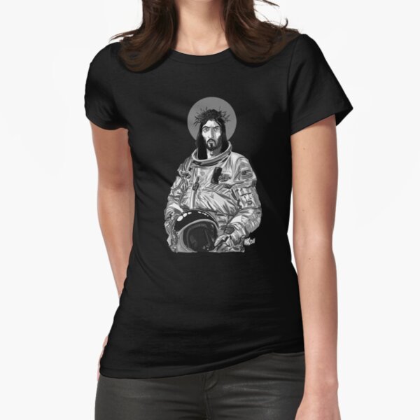 Astro Jesus Camiseta entallada