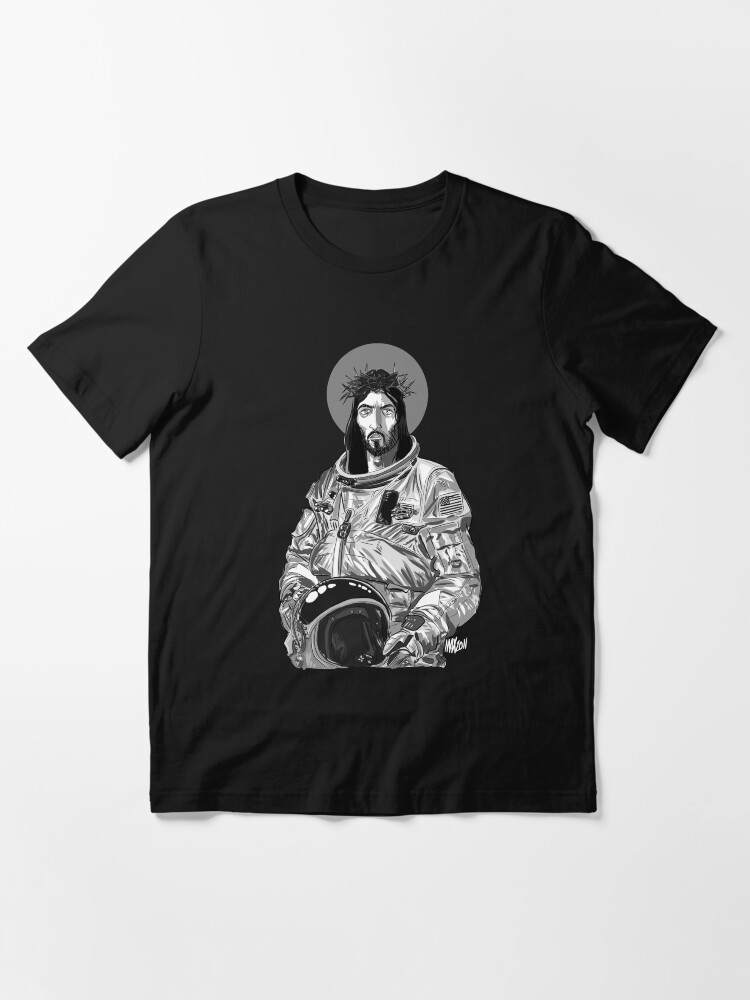 Alternate view of Astro Jesus Essential T-Shirt