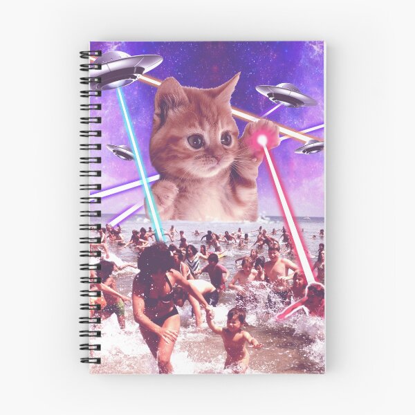 Item preview, Alien Ufo cat attack from Mars space galaxy designed and sold by BestPaintings.