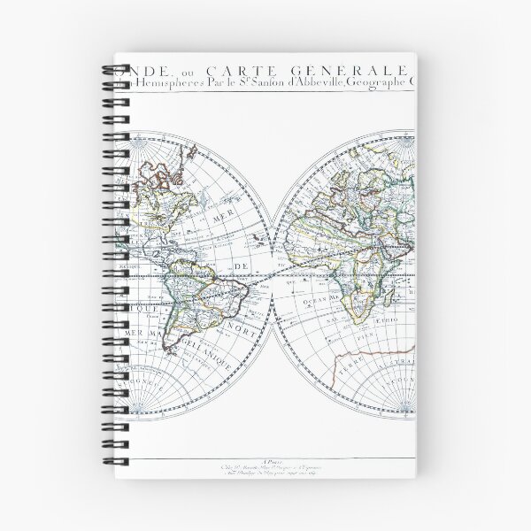 Item preview, World map wall art 1651 dorm decor mappemonde Art Print designed and sold by FrenchPrinting.