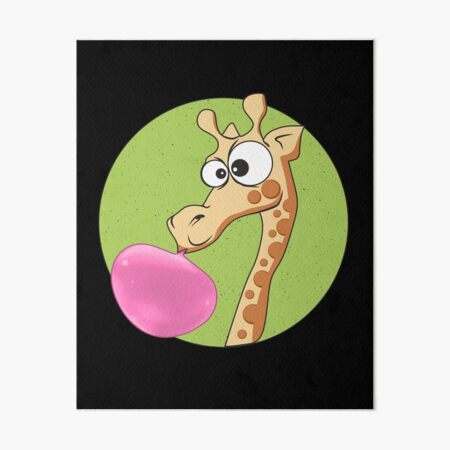Bubble Gum Cute and Funny " Board Print for Sale by alenaz | Redbubble