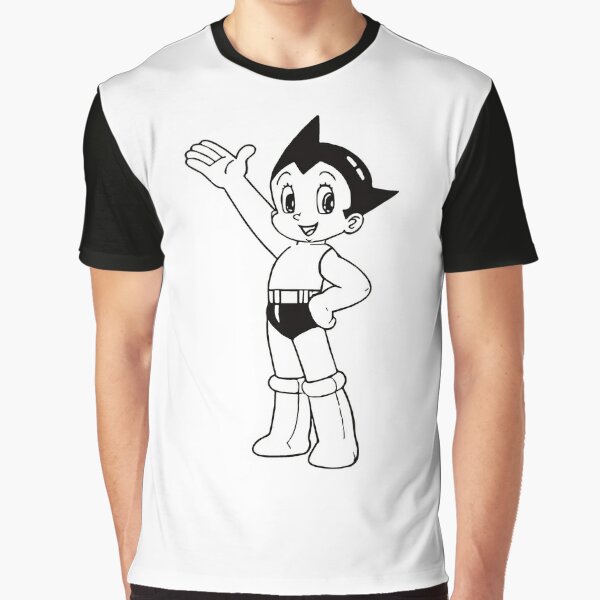 Astro Boy t-shirt New Mighty Atom Retro 80s TV cartoon graphic tee