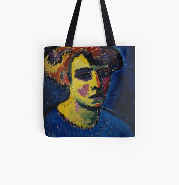 Frauenkopf - Alexej von Jawlensky Allover-Print Tote Bag