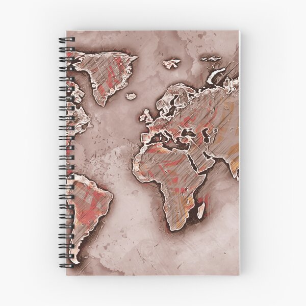 Item preview, Abstract World Map designed and sold by AM FineArtPrints.
