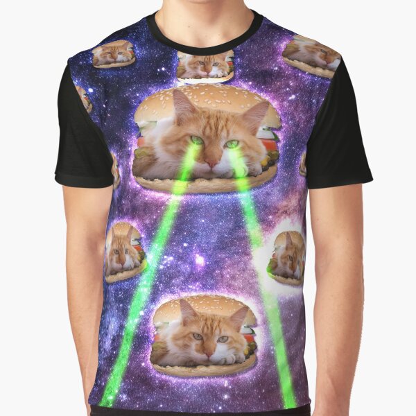 Artikel-Vorschau von Cheeseburger Laser Kitty, designt und verkauft von TheFlying6.