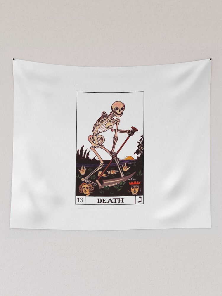 Death tarot best sale card tapestry