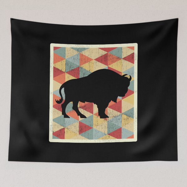 Item preview, Classic Vintage Buffalo 70s Style Retro Bison T-Shirt designed and sold by Anumber1.