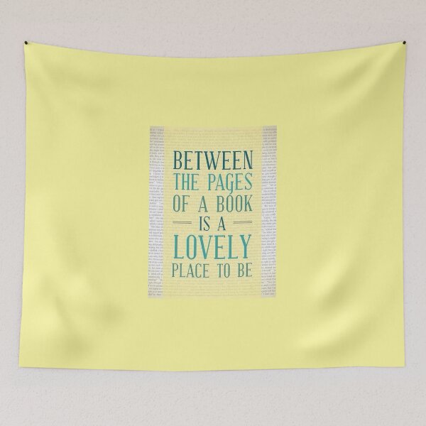 Item preview, Between the Pages of a Book is a Lovely Place to Be designed and sold by DoodleDashCollective.