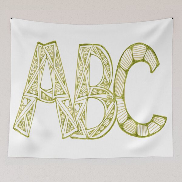 Item preview, Tall Gold ABC designed and sold by KazM.