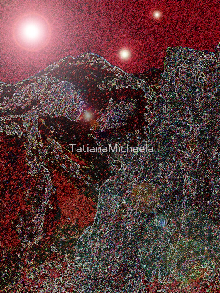 Thumbnail 3 of 3, Canvas Print, RED FANTASY designed and sold by TatianaMichaela.