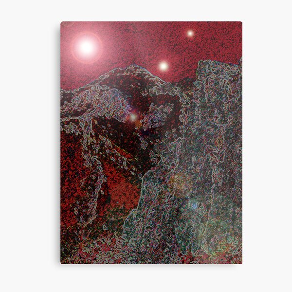 RED FANTASY Metal Print