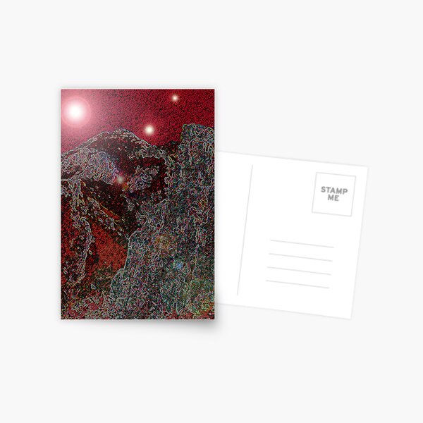 RED FANTASY Postcard
