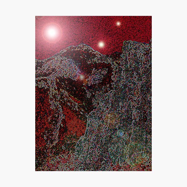 RED FANTASY Photographic Print