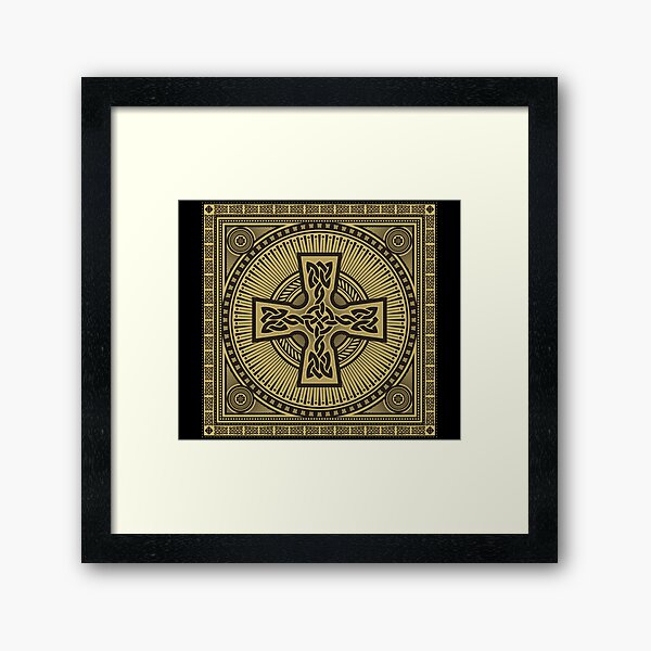 Celtic Cross Framed Art Print