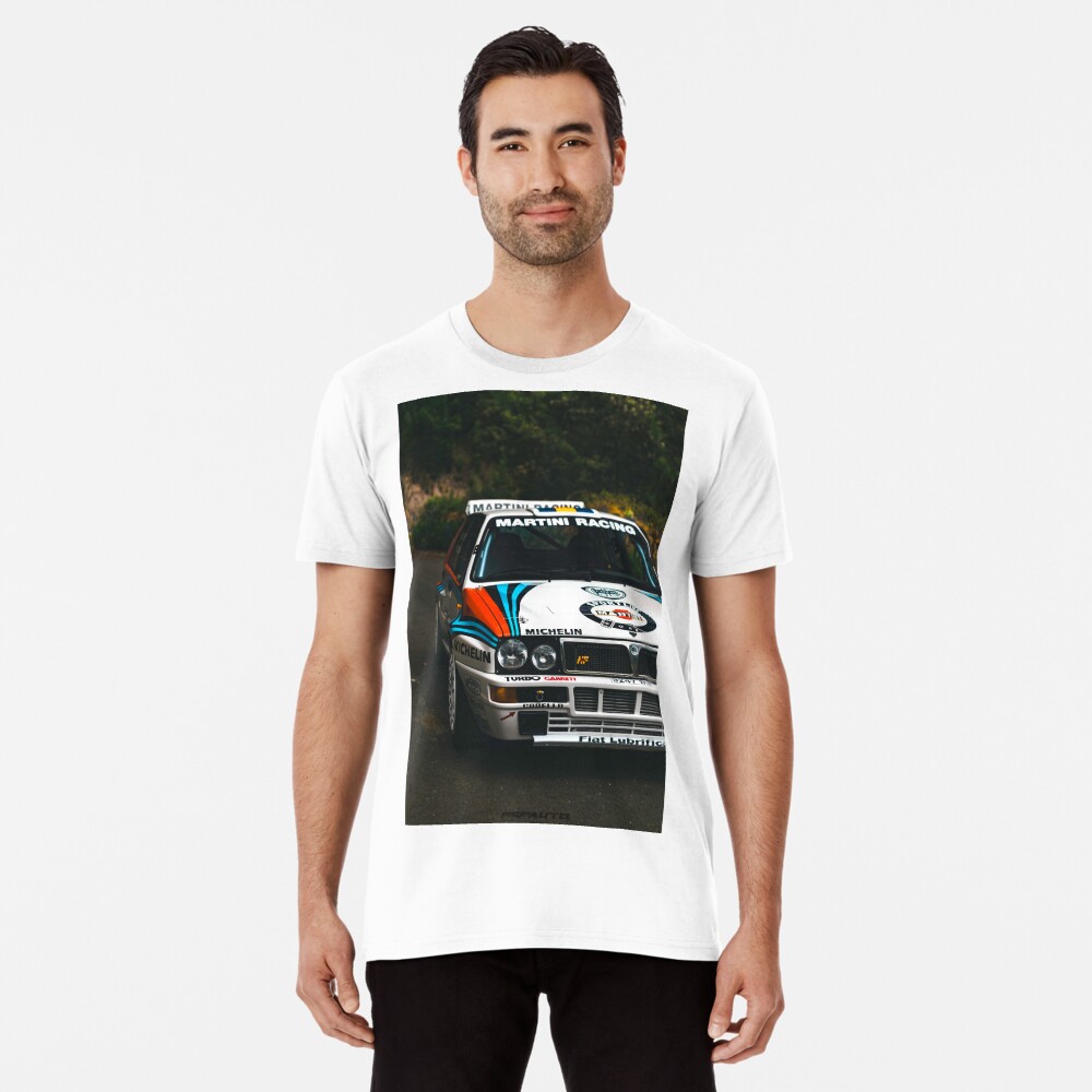 Herren Printed T-shirt Lancia Delta Integrale Martini