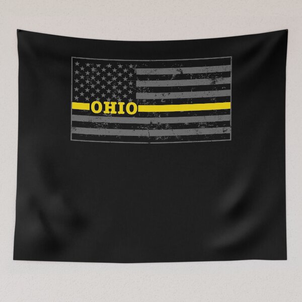 Item preview, Ohio Police Dispatcher Shirt Thin Gold Line Shirt designed and sold by shoppzee.