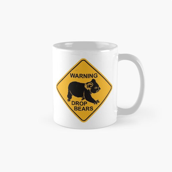 Item preview,  Warning - Drop Bears - Funny Koala Road Sign designed and sold by IncognitoMode.