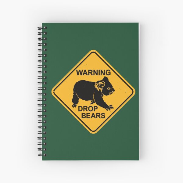Item preview,  Warning - Drop Bears - Funny Koala Road Sign designed and sold by IncognitoMode.