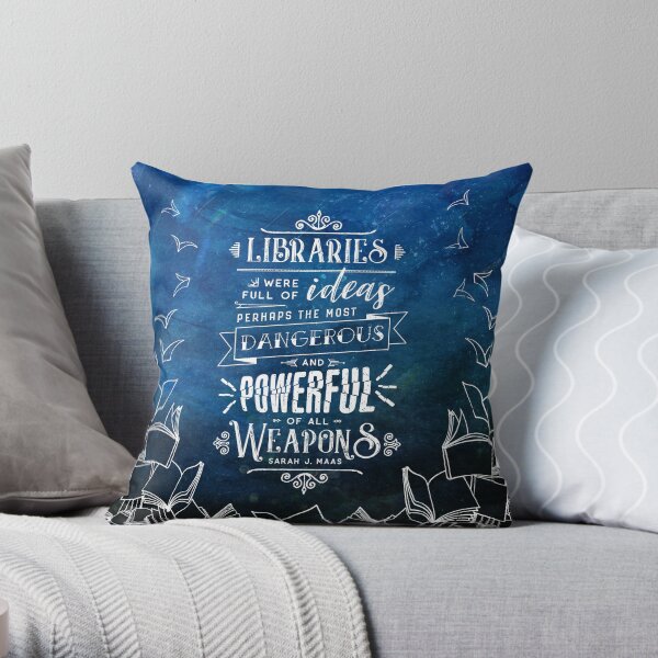 Libraries Throw Pillow