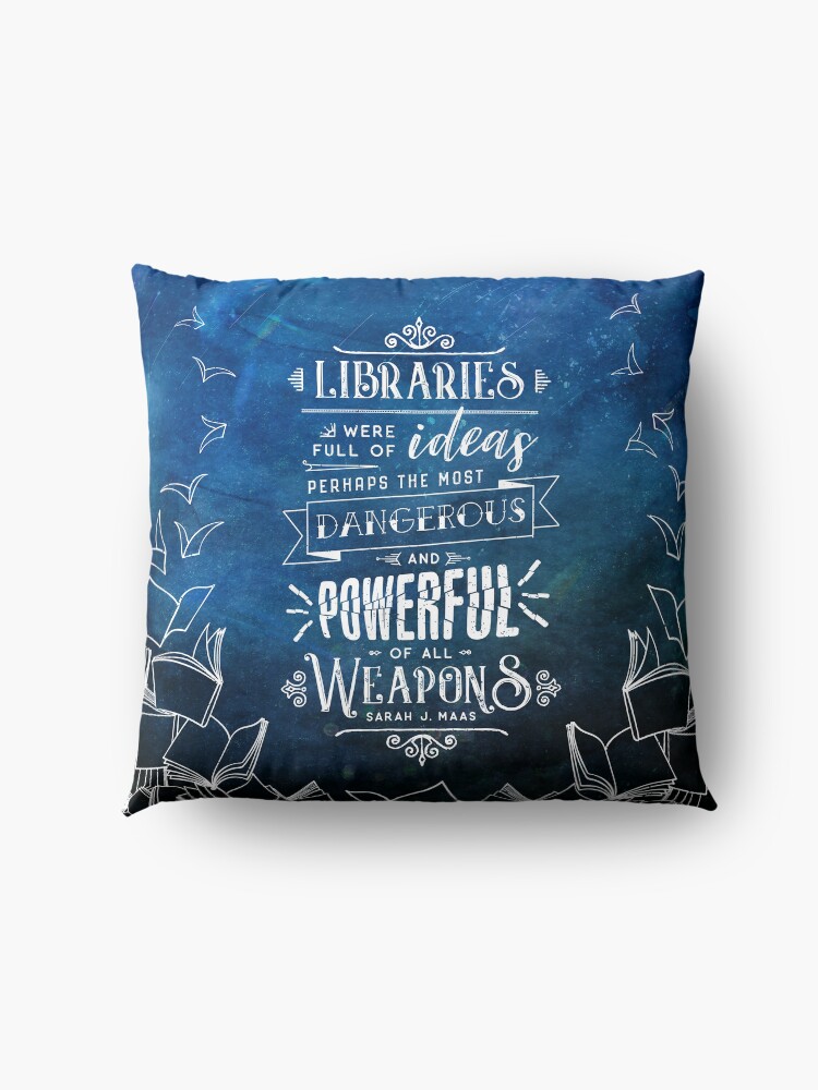 Alternate view of Libraries Floor Pillow
