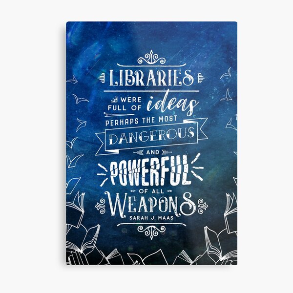 Libraries Metal Print