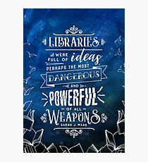 Libraries Photographic Print