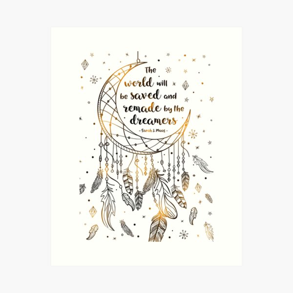 The world will be saved Art Print