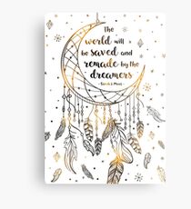 The world will be saved Metal Print