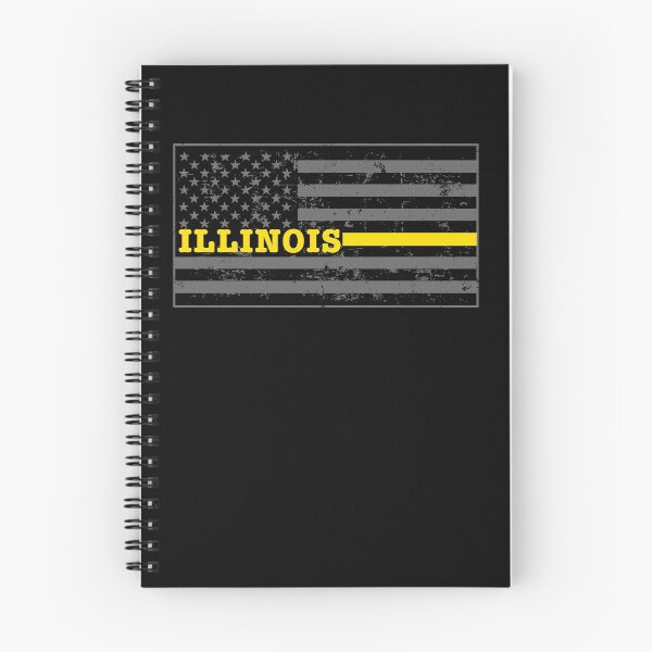 Item preview, Illinois Police Dispatcher Shirt Thin Gold Line Shirt designed and sold by shoppzee.