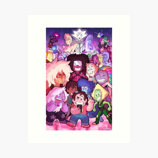 Steven Universe Family Portrait Art Print